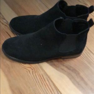Black booties Size 7